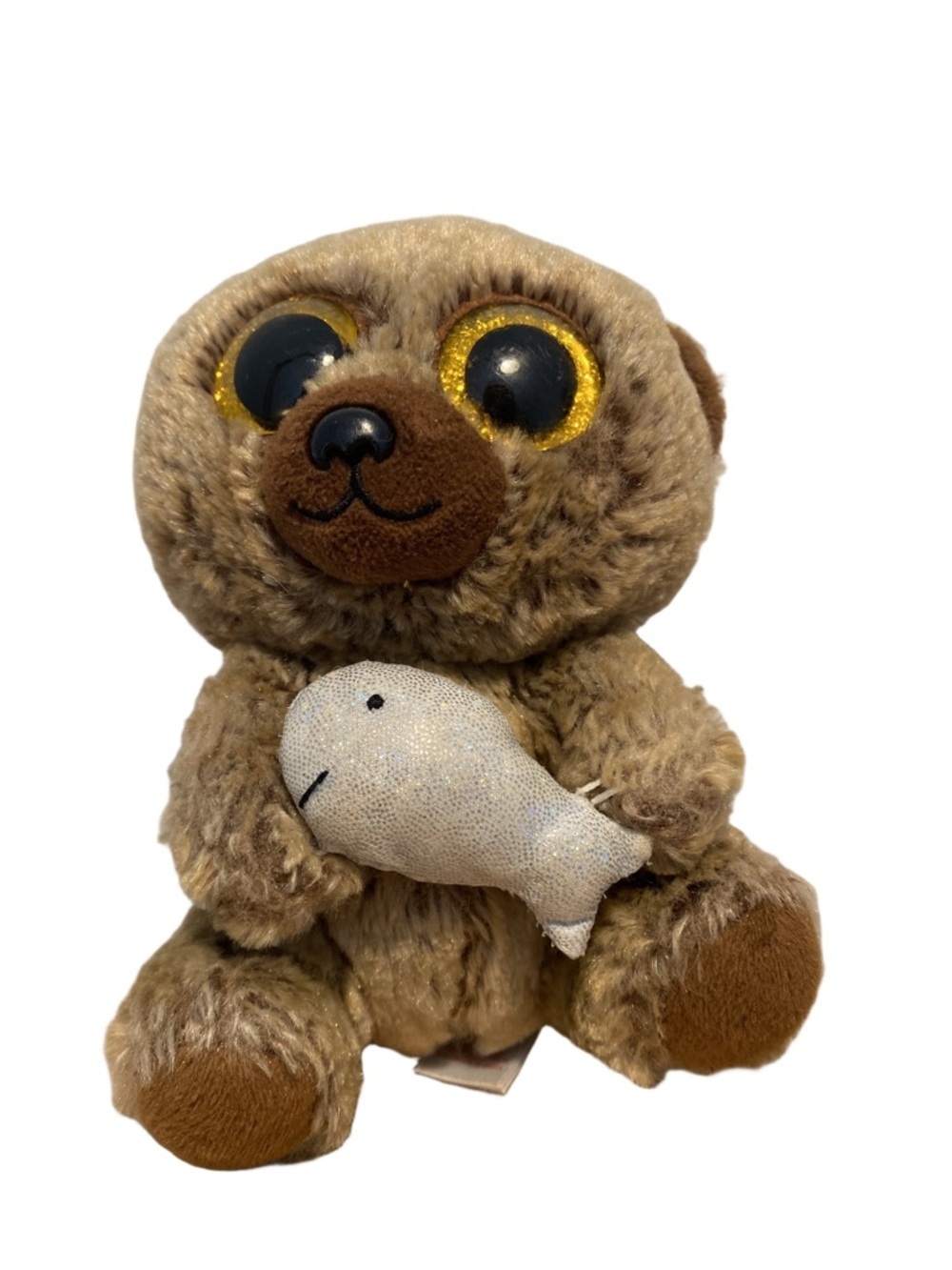 TY Beanie Boo Henry Silk 2018 Canadian Exclusive 6” Bear Holding Fish